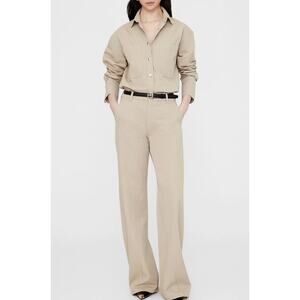 NWT Anine Bing Briley High Rise Wide Leg Pants $300 size 27